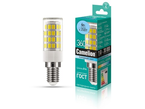 Camelion Лампа LED4-S105/845/E14 (для бытовой техники)