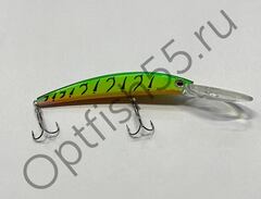 Воблер Rosy Down Crystal 110F 110мм, 15гр, загл.3,0-5,0м