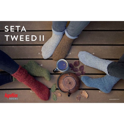 Katia Seta Tweed II Socks - 82