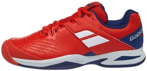 Кроссовки детские Babolat Propulse Clay Junior bright red/estate blue