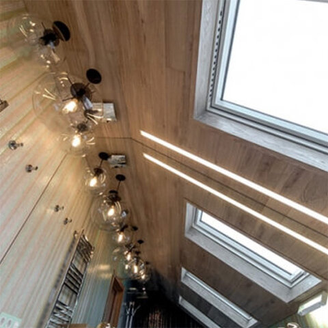 Светильник Glass Ball Ceiling Black D35