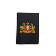 Обложка на паспорт "Герб Свердловской области", черная