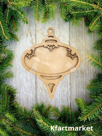 подвес резной, из 2х частей, 