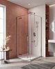 Cezares LINER-A-1-100-C-Cr-L LINER-A-1-100-C-Cr-L Душевой уголок