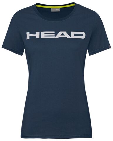 Женская теннисная футболка Head Club Lucy T-Shirt W - dark blue/white