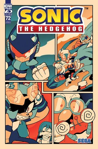 Sonic The Hedgehog Vol 3 #72 (Cover B)