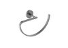 Aquatek AQ4621BGM AQ4621BGM БЕТТА полотенцедержатель овальный, шлиф. черный хром