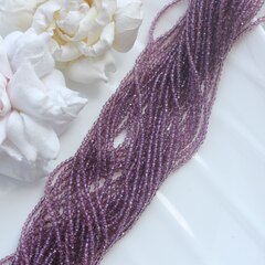 Бусины стеклянные фиолетовые круглые 2 мм, К024