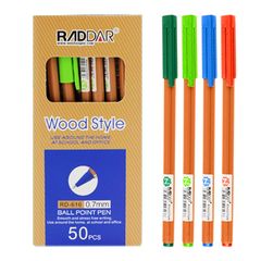 
          Ручка шариковая, масляная, Basir, синие чернила, серия "Wood Style", 50 шт