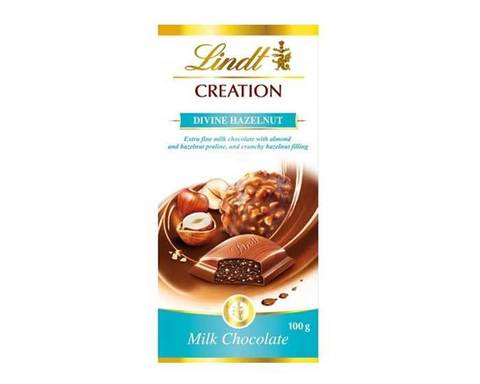 Молочный шоколад Lindt Creation с фундуком