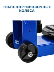 Плиткорез ручной КОБАЛЬТ 1000 х 16 мм, монорельс, ц/м рама, 1 выносная нога, лаз. ук-ль, трансп. колёса, ролик ВК8 TIN 22х6х6 мм (919-357)