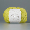 Classy, пряжа с люрексом и пайетками, шелк-5%, мериносовая шерсть-20%, нейлон-30%, норка-45%, 50 гр, 240 м, салат