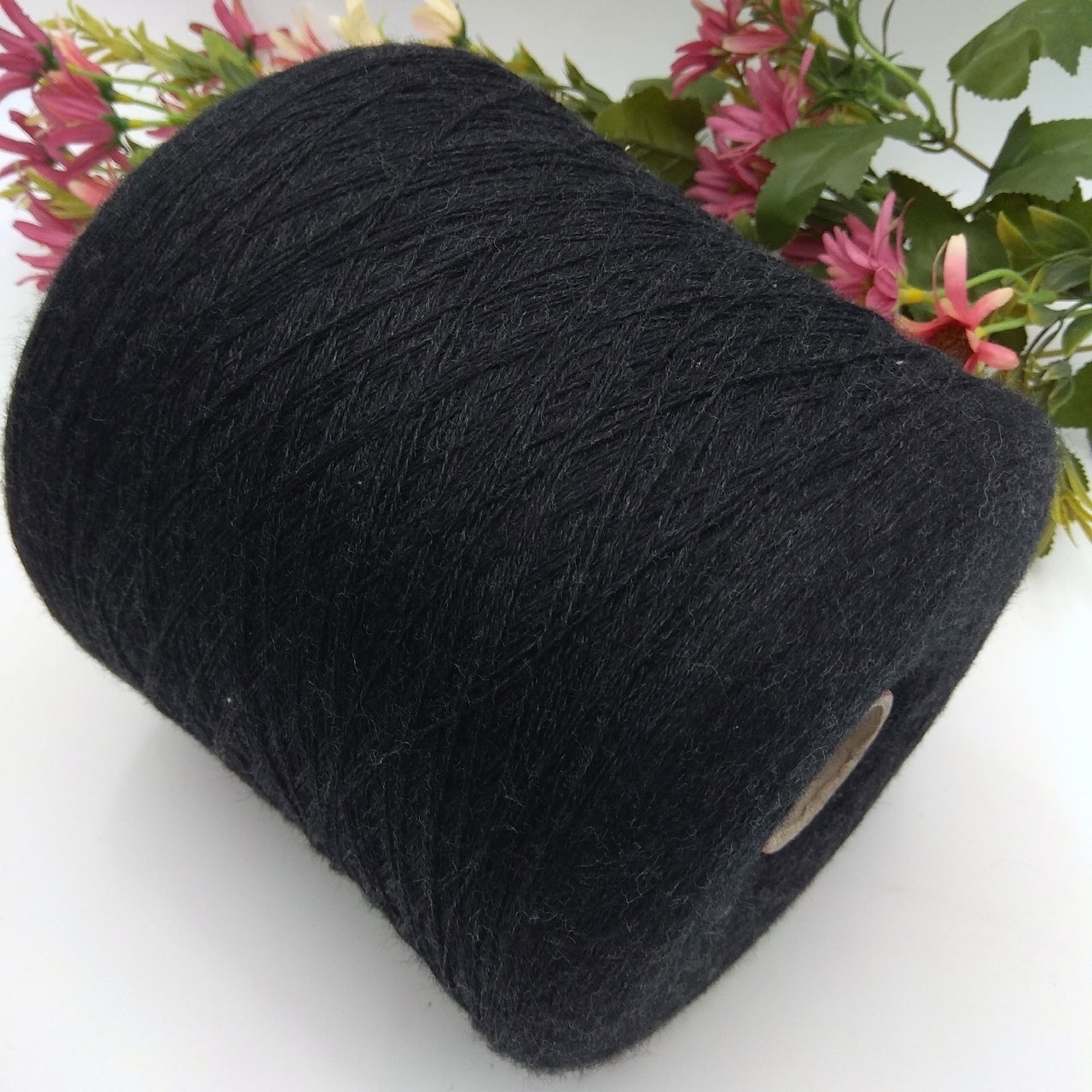 100% меринос Safiella фабрика Safil черный с проседью 42657 1500м/100гр