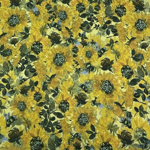 ЦВЕТЫ И ПЧЕЛЫ - 100% ХЛОПОК