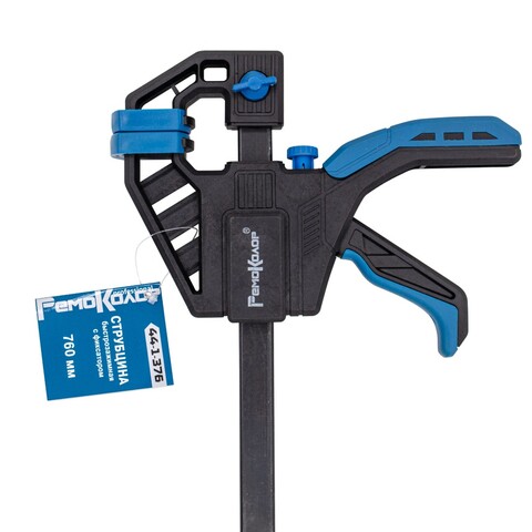 44-1-376 Струбцина быстрозажимная с фиксатором, 760мм (РемоКолор)