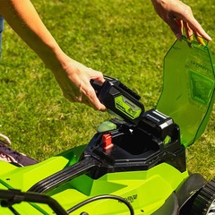 Газонокосилка Greenworks G24X2LM41 2×24V (41 см) аккумуляторная, без АКБ и ЗУ