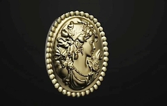 Силиконовый молд камея