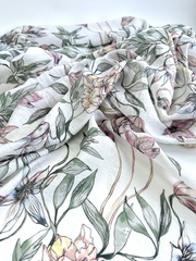 Вискоза с нейлоном, крэш вуаль, Оранжерея