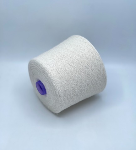 Бобинная пряжа, Baby b15, 1450м. 80% Беби альпака, 20% Нейлон, Молочный(887/100), 37436