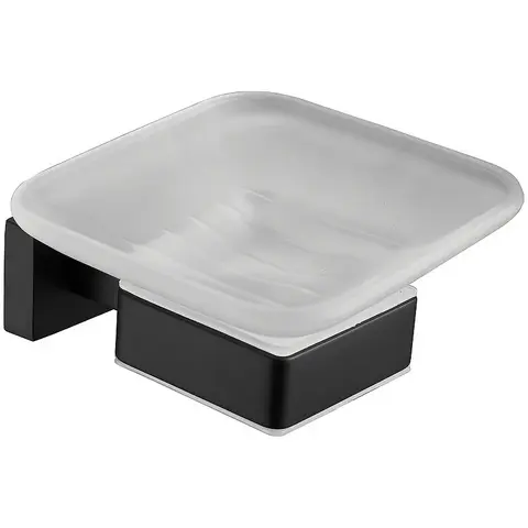 Мыльница стеклянная BELZ B90302, черный