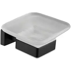 Мыльница стеклянная BELZ B90302, черный