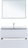 Aquanet 332527 Тумба с раковиной Джейн 100 цв.белый матовый (раковина Фортуна) (332527)