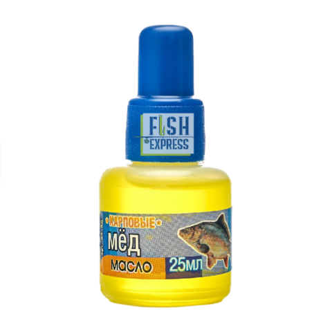 Масло рыболовное Bio технология  Мёд 25мл уп. 5шт (продажа от 5шт)