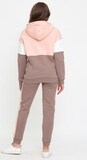 Утепленный спортивный костюм для беременных и кормящих 16026 мокко-ст