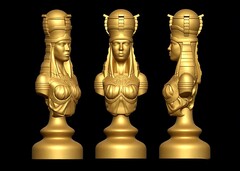 Силиконовый молд Шахматная фигура Ладья № 6 ( серия Фараоны)