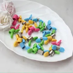 Пружина-стоппер с 30 мм (Bead Stopper), цвет розовый, 2 штуки, И006