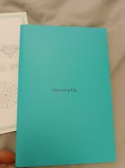 66620- Подарочная коробка/футляр для кольца/гвоздиков TIFFANY lux кожа