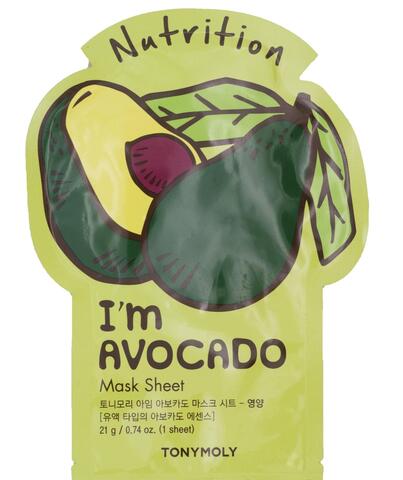 Тканевая маска для лица TONYMOLY I'm Avocado Mask Sheet Nutrition, 21 гр