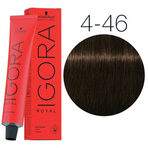 Schwarzkopf Igora Royal New 4-46 (Средний коричневый бежевый шоколадный) - Краска для волос