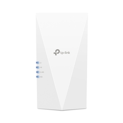 TP-Link RE600X Усилитель сигнала Wi-Fi 6 AX1800, до 574 Мбит/с на 2,4 ГГц +до 1201 Мбит/с на 5 ГГц, 2 встроенные антенны
