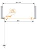 Душевая дверь в нишу Cezares ECO-O-B-1 ECO-O-B-1-95-C-Cr