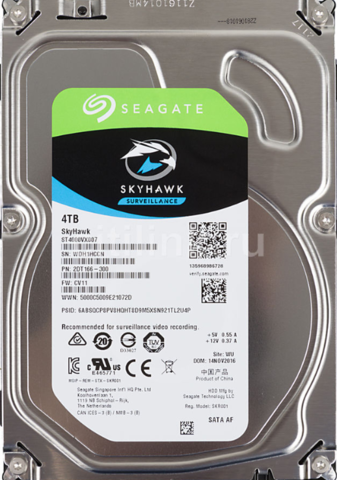 Жесткий диск Seagate 5900 SkyHawk [ST4000VX007] 4 ТБ