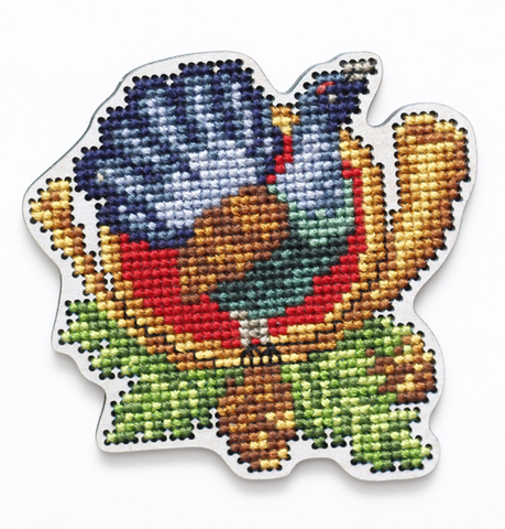 Коллекция:	Вышивка по перфорированной форме¶Название по-английски:	Wooden cross-stitch kit¶Название