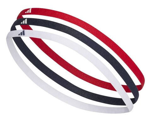 Повязка для головы Adidas Hairband 3PP - legend ink/scarlet/ white