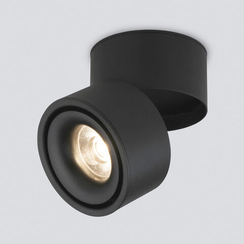 Накладной светодиодный светильник Elektrostandard Klips DLR031 черный матовый