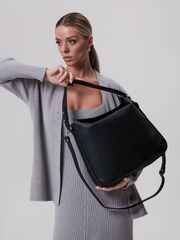 Сумка кожаная на плечо Azaro 30925 черный