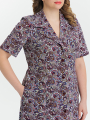 4536 Халат на пуговицах