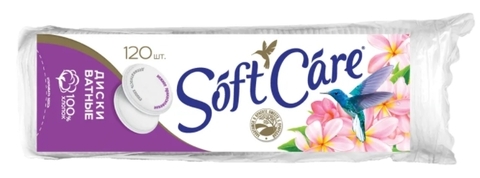 Ватные диски Soft care 120 шт (Soft care)