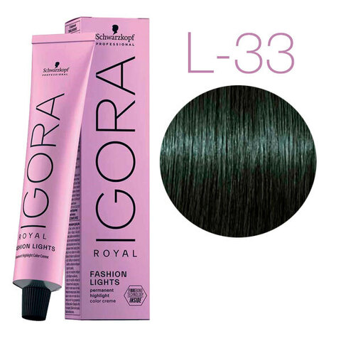 Schwarzkopf Igora Royal Fashion Lights L-33 (Матовый экстра) - Перманентный краситель