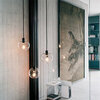 Светильник Glass Ball Ceiling Black D35