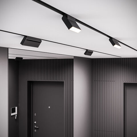 Магнитный трековый светильник Elektrostandard Slim Magnetic 85082/01 черный