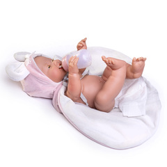 Munecas Antonio Juan Кукла интерактивная Мия Мария мышонок, 42 см, пьет, писает, винил (50392)