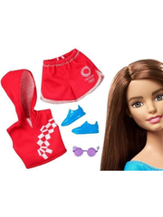 Набор одежды для Barbie  Olympics 2020 красный костюм