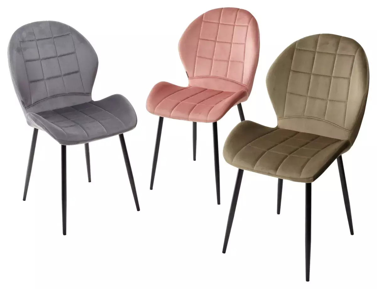 Стул FLOWER BLUVEL-77 ASH GREEN, велюр М-City