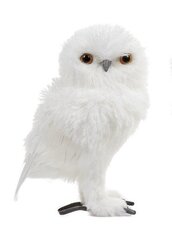 Сова 20.5см Furry Snowly Owl Left белая