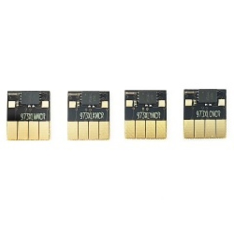 Комплект чипов 913 (L0R95A, F6T77AE, F6T78AE, F6T79AE) 4 цвета, автообнуляемые